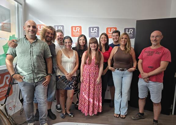 El equipo de Abecedario Solidario 2025 de UniRadio Jaén. Edición a beneficio de Cruz Roja Jaén