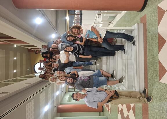 Parte de los/as colaboradores/as de UniRadio Jaén / UniRadio Jaén