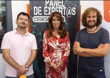 Marisa Pérez Cañado y Diego Roscón junto a Julio Ángel Olivares Merino